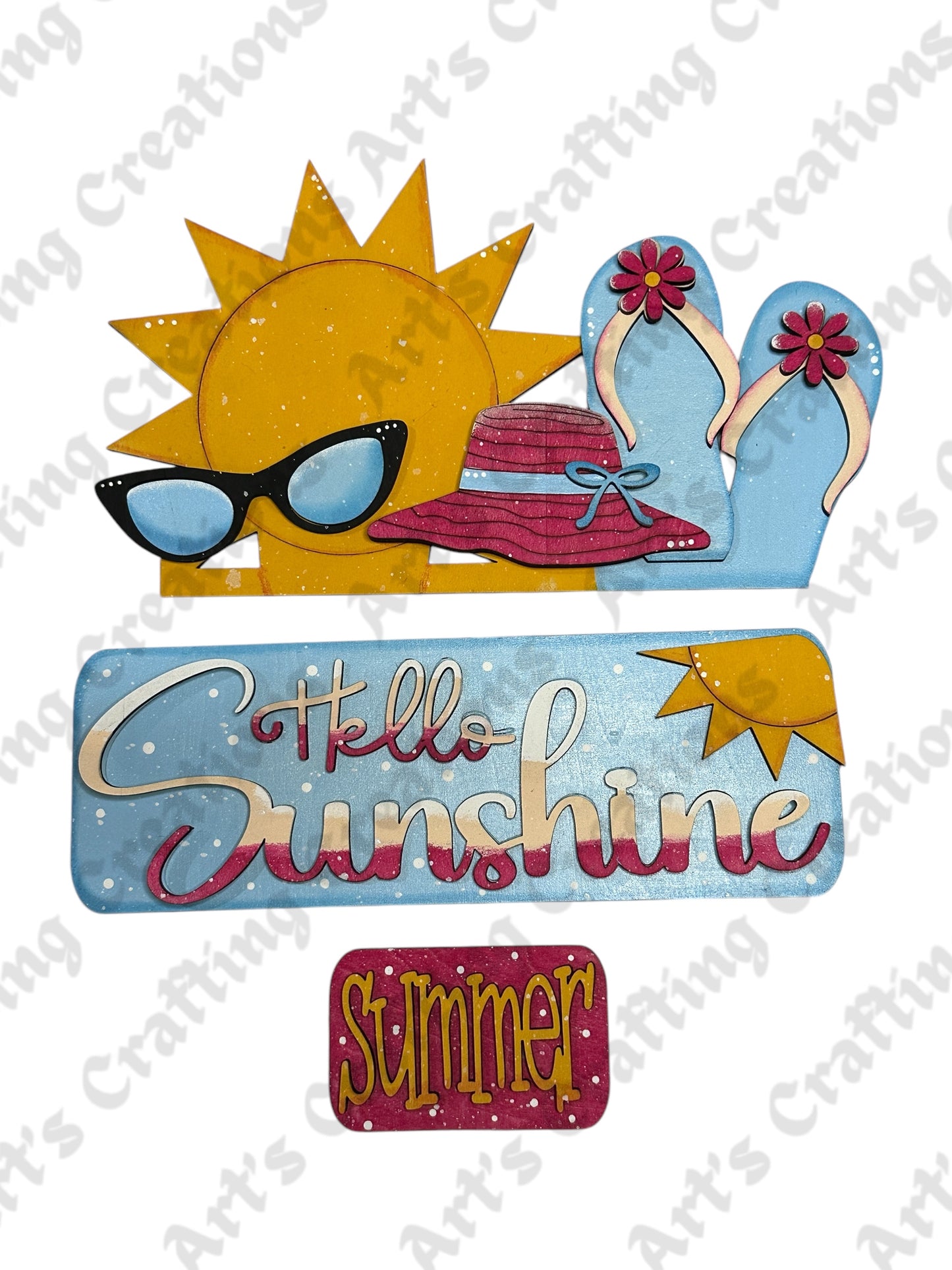 12" Interchangeable Insert Hello Sunshine
