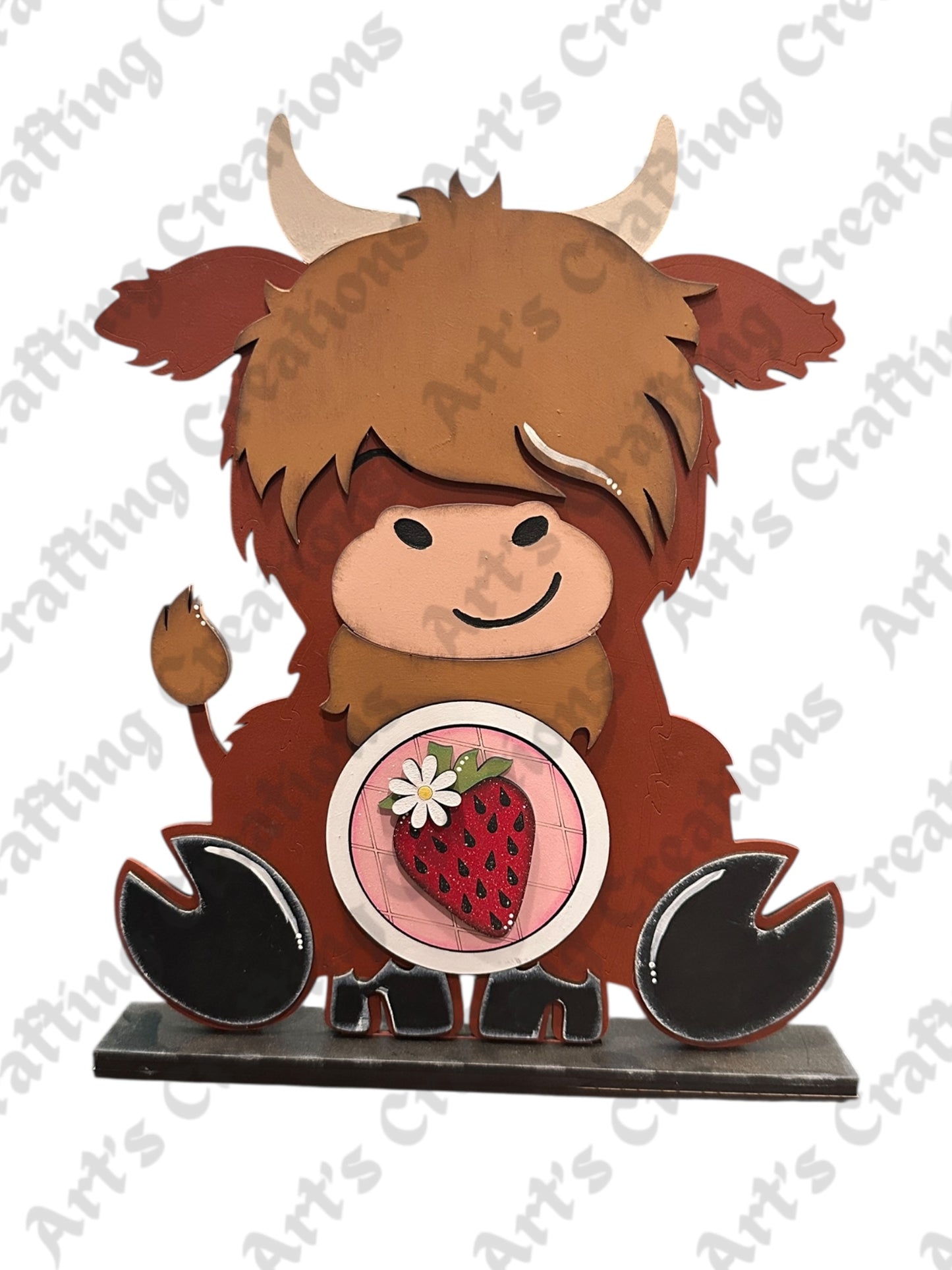 3" Round Insert Strawberry