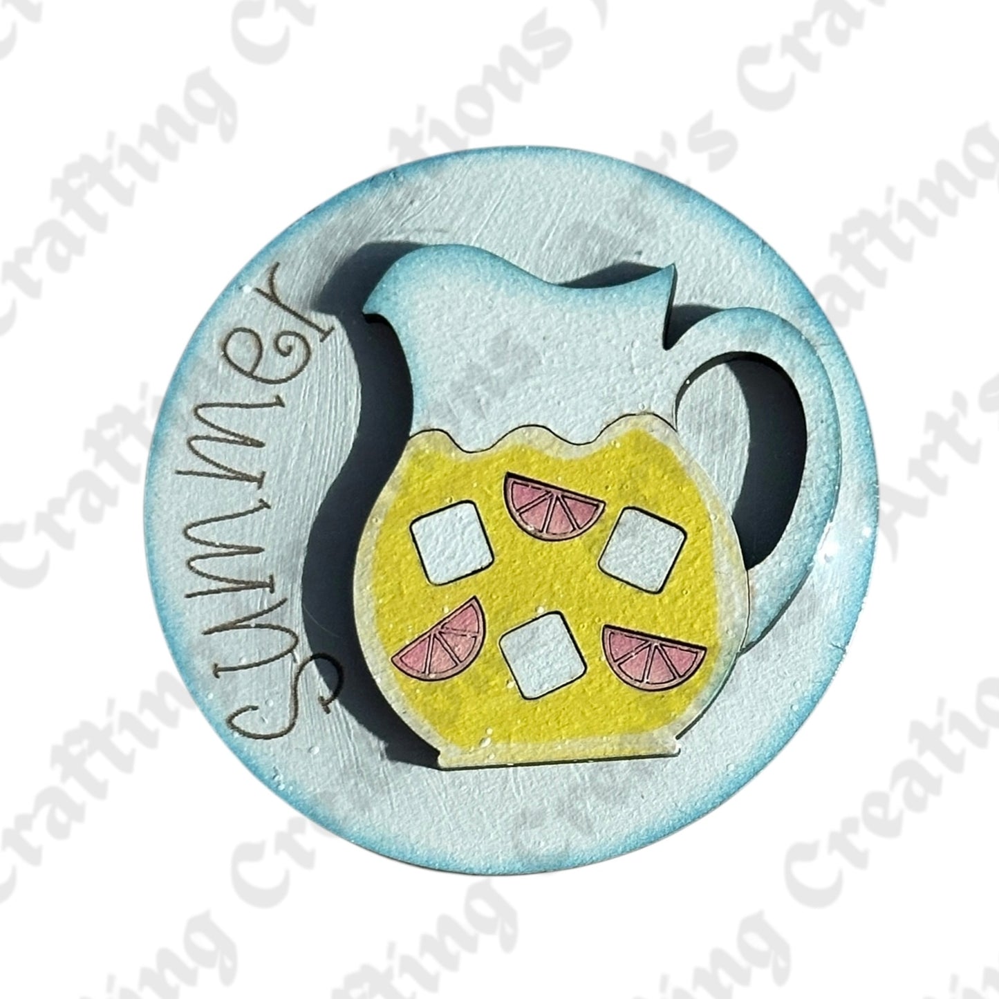 3" Round Insert Lemonade