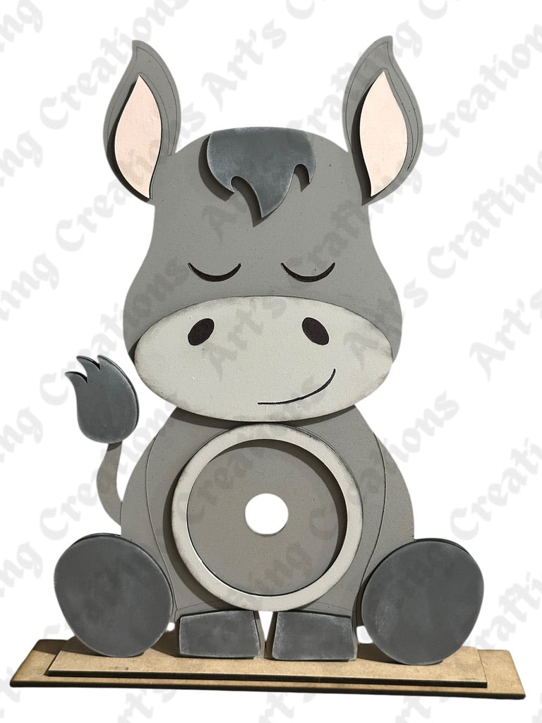 3" Round Interchangeable Base Donkey