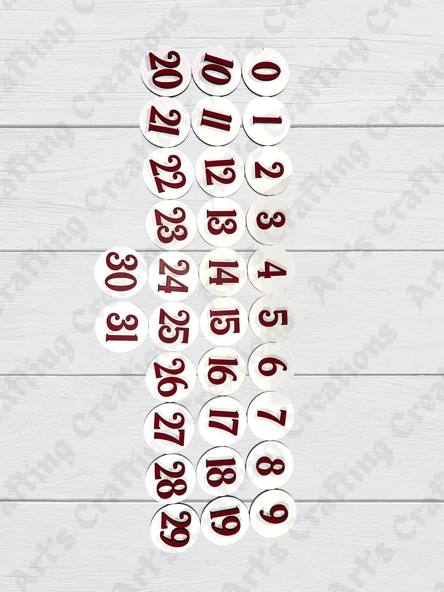 12” Interchangeable Insert - Countdown to Halloween