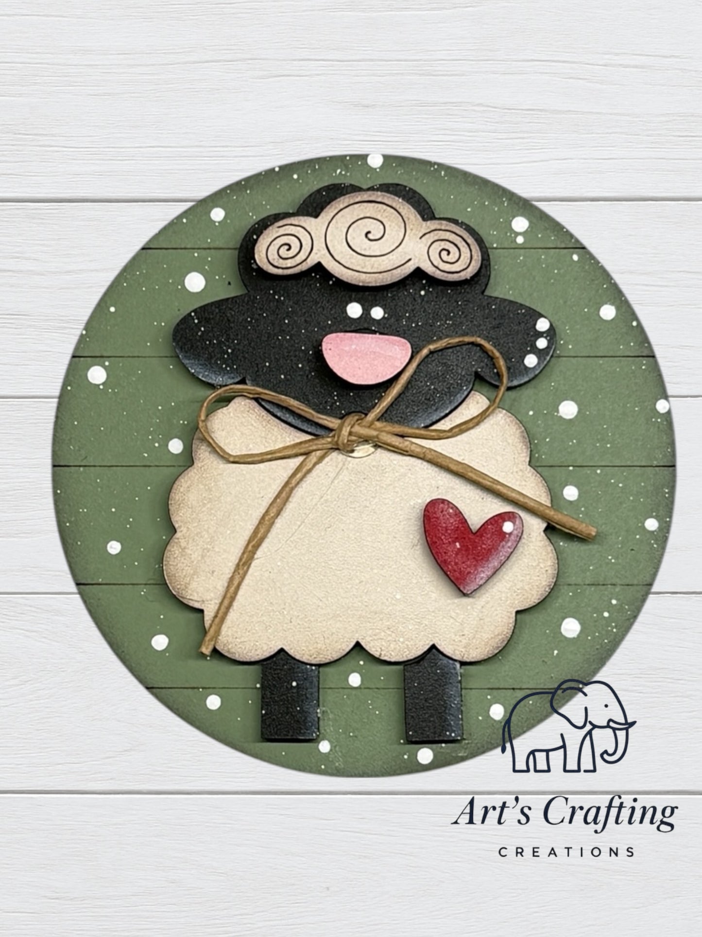 3" Round Insert - Lamb - July
