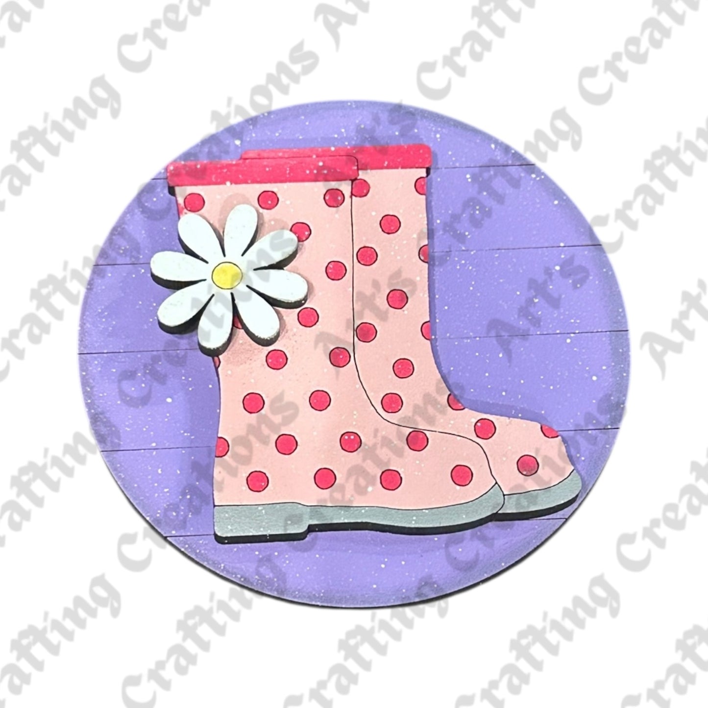 3" Round Insert Rainboots