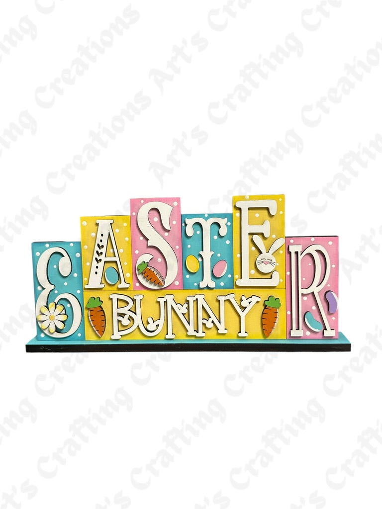Easter Bunny Word Stacker