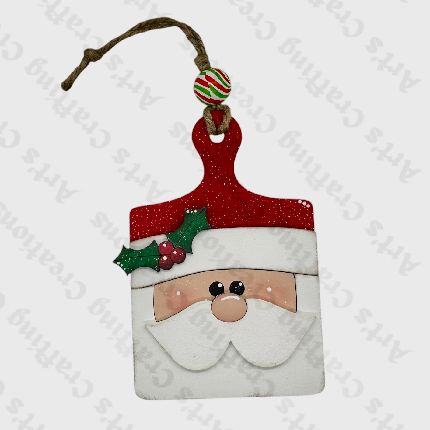 Santa Gift Card Holder Ornament