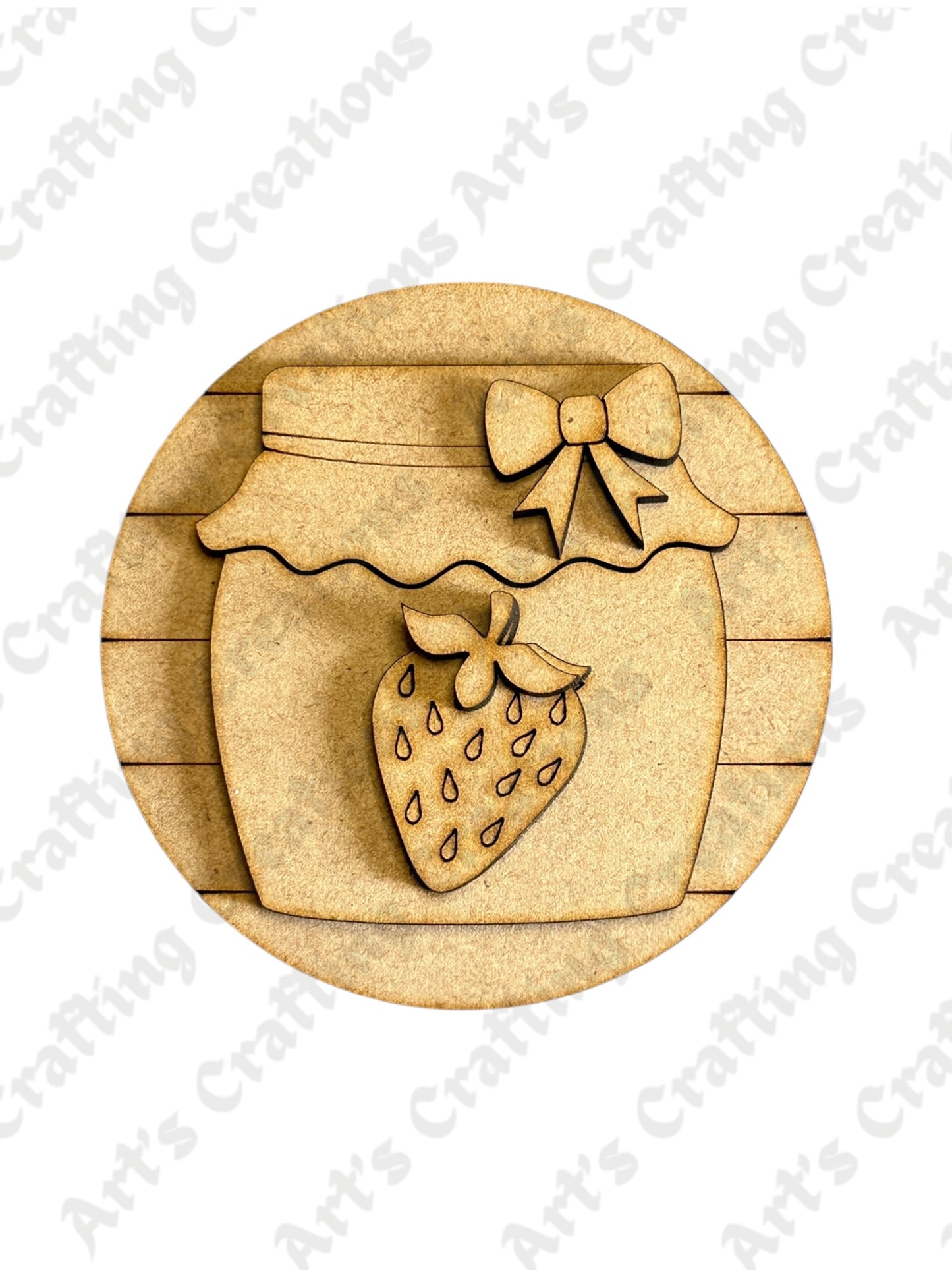 3" Round Insert - Berry Jam - June