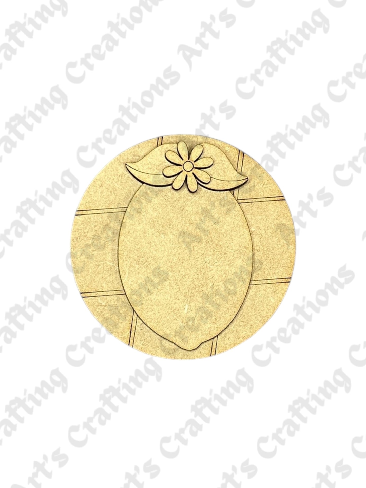 3" Round Insert - Lemon - June