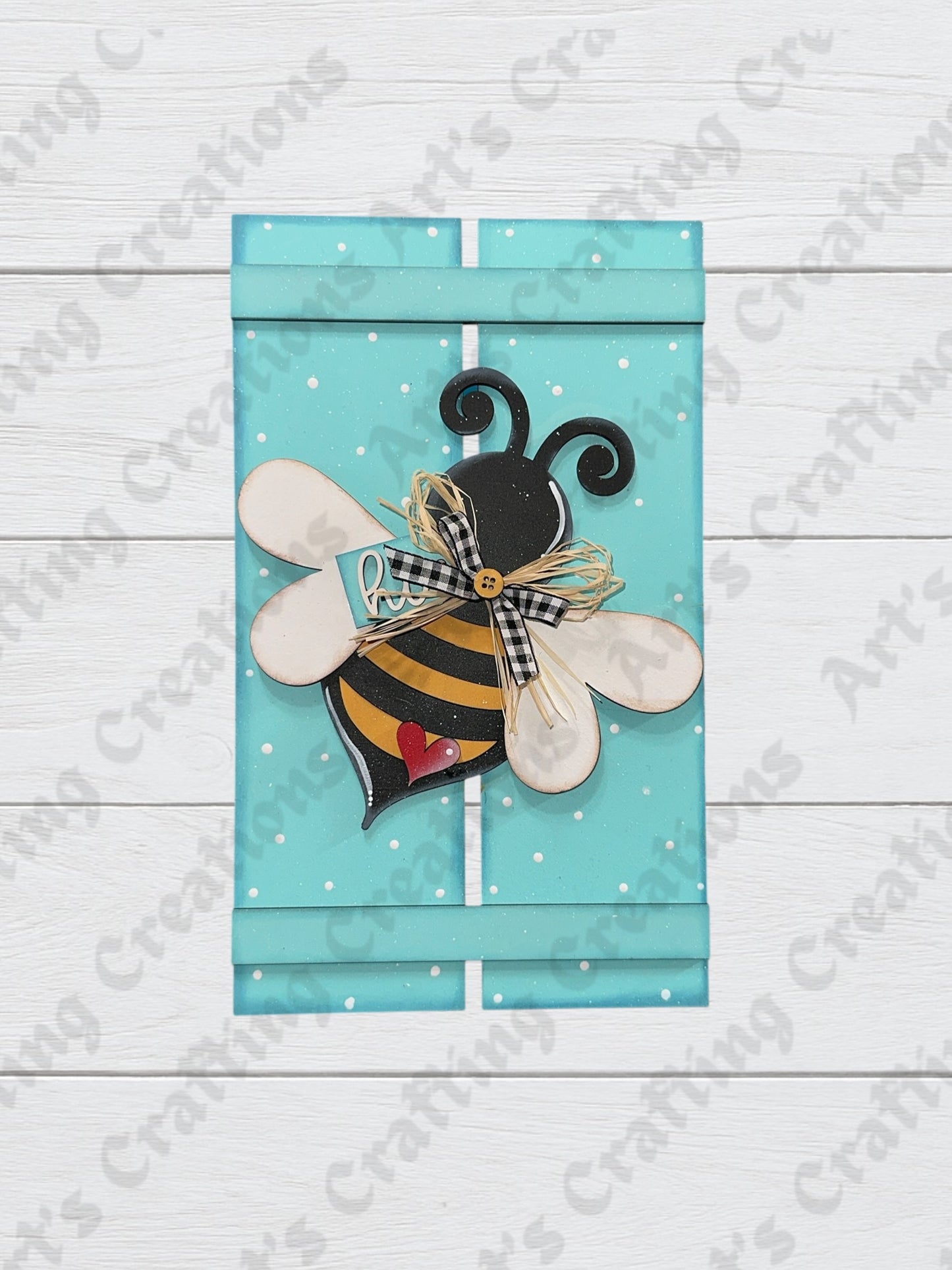 Bee Pallet Sign Shelf Sitter