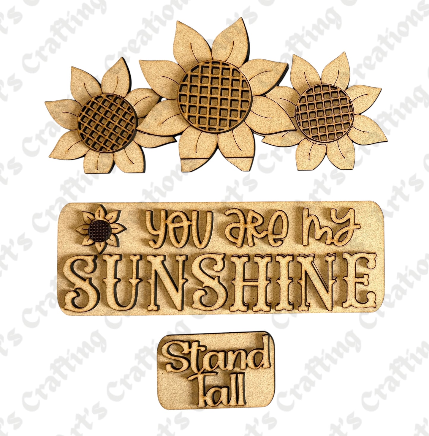 12" Interchangeable Insert - You Are My Sunshine