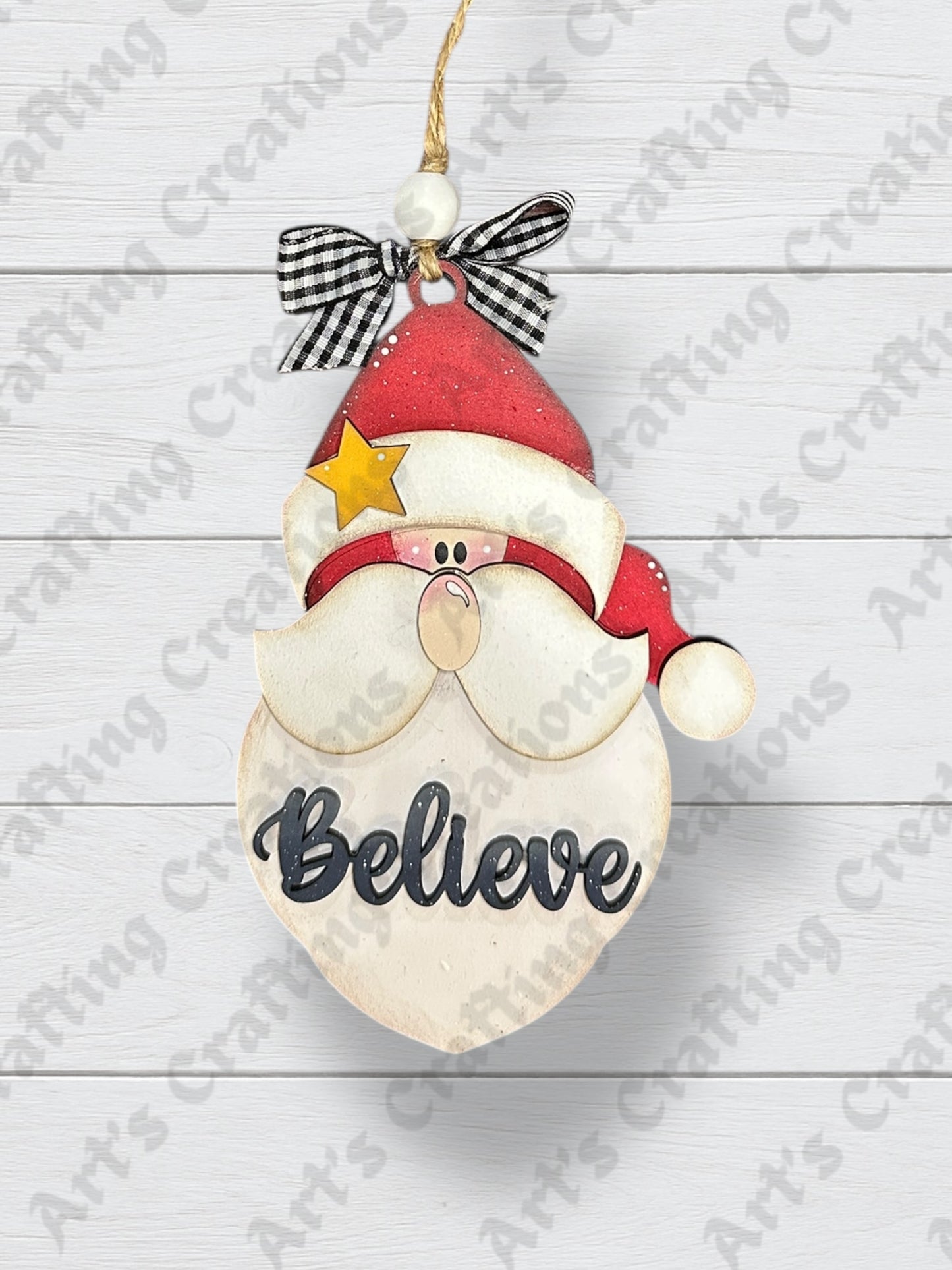 Santa Believe Ornament