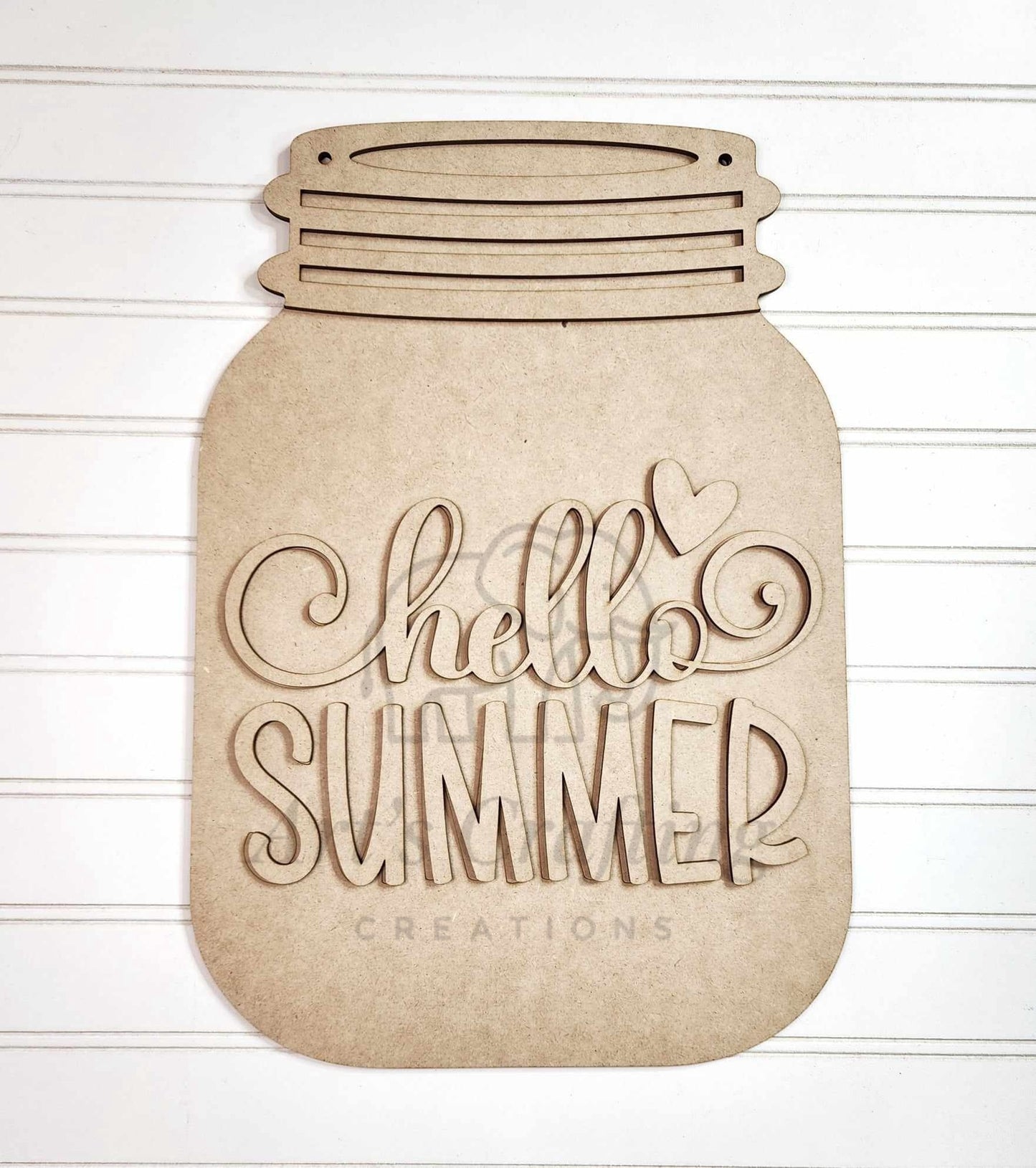 Hello Summer Hanging Sign