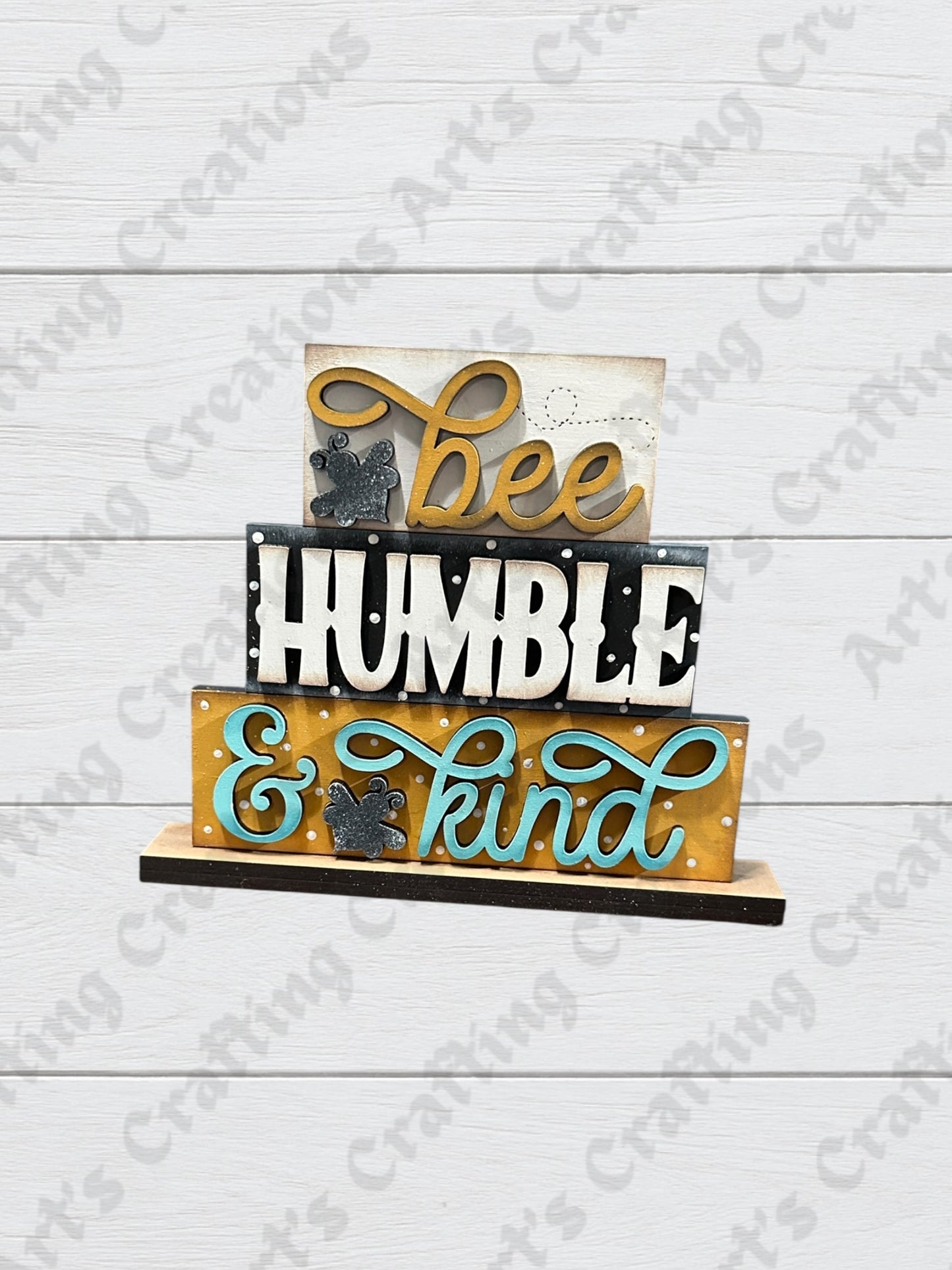 Bee, Humble, and Kind Word Stacker