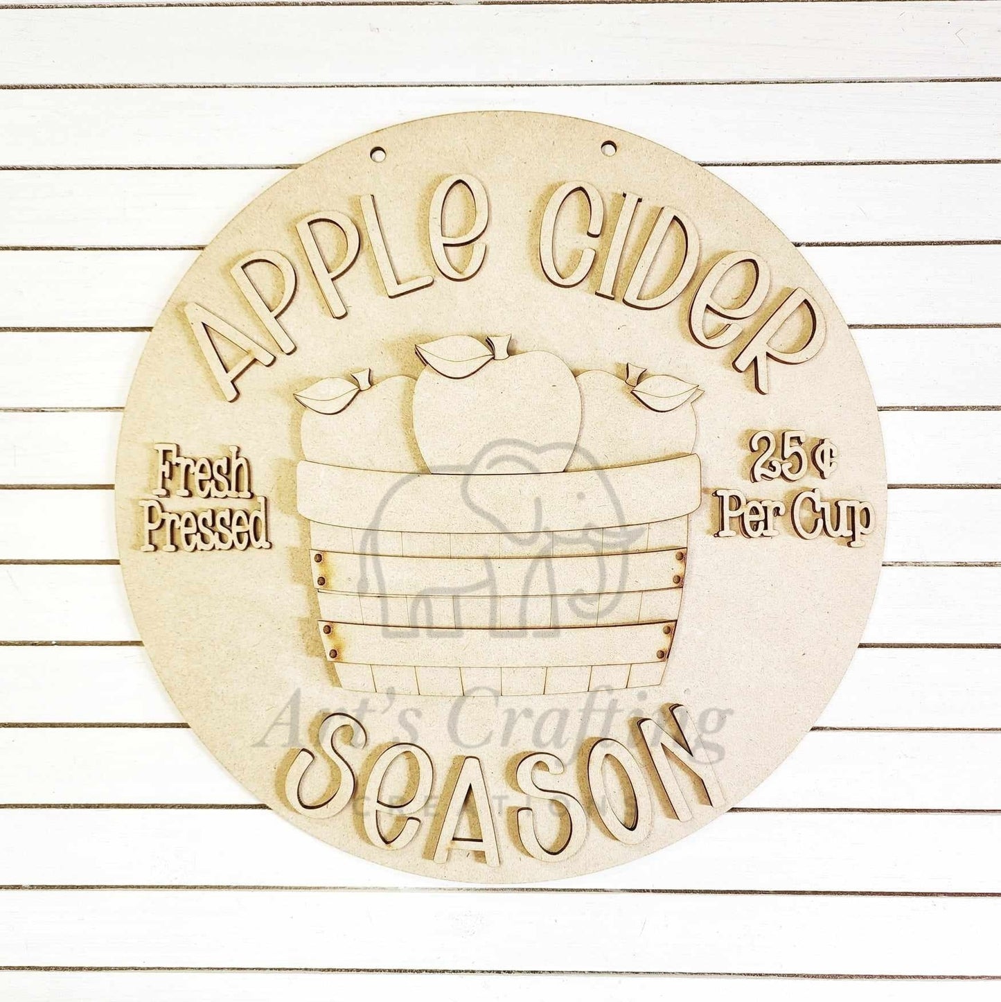 Apple Cider Season Hanging Sign