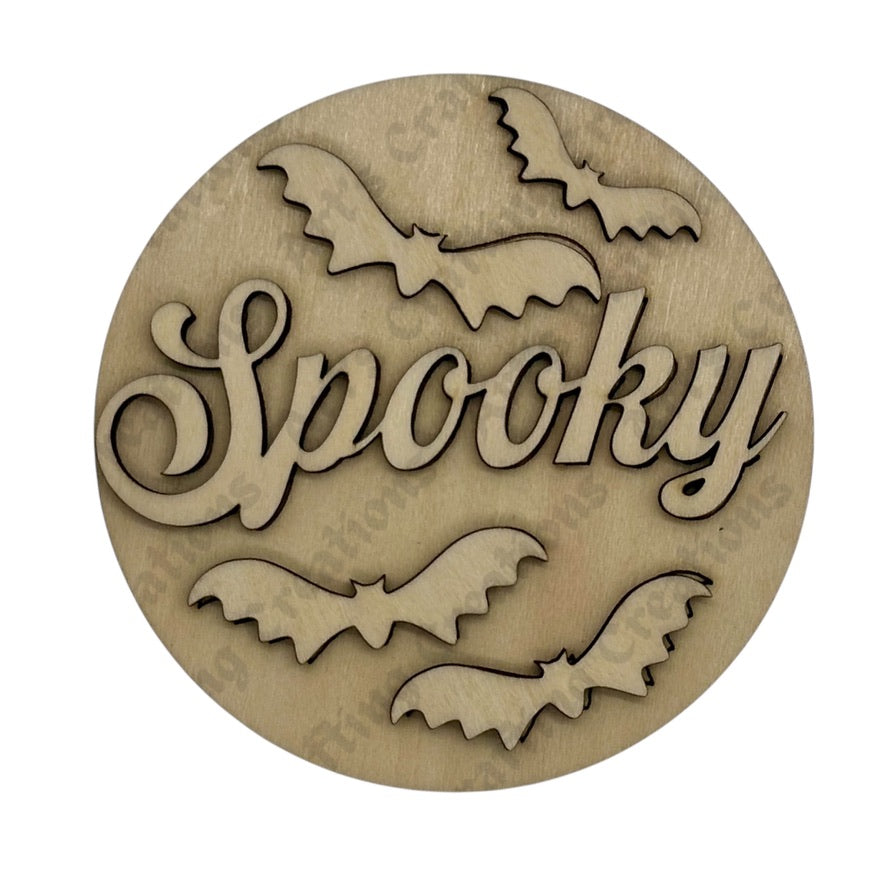 3" Round Insert Spooky