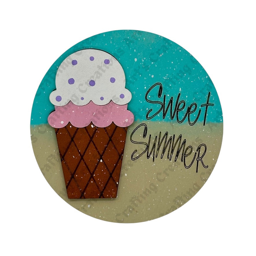 3" Round Insert Sweet Summer