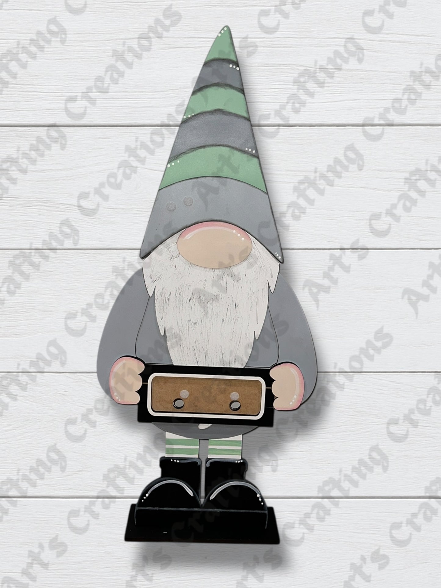 12" Interchangeable Base - 33" Standing Gnome