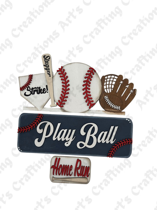 12" Interchangeable Insert - Play Ball