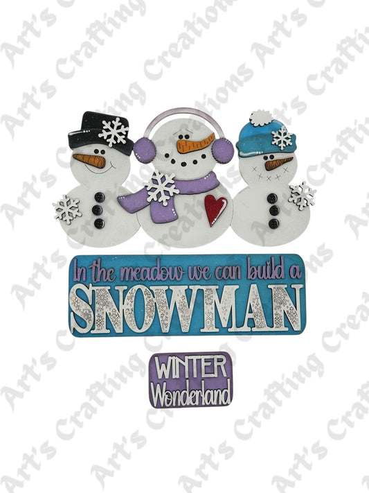 12" Interchangeable Insert - Winter Wonderland