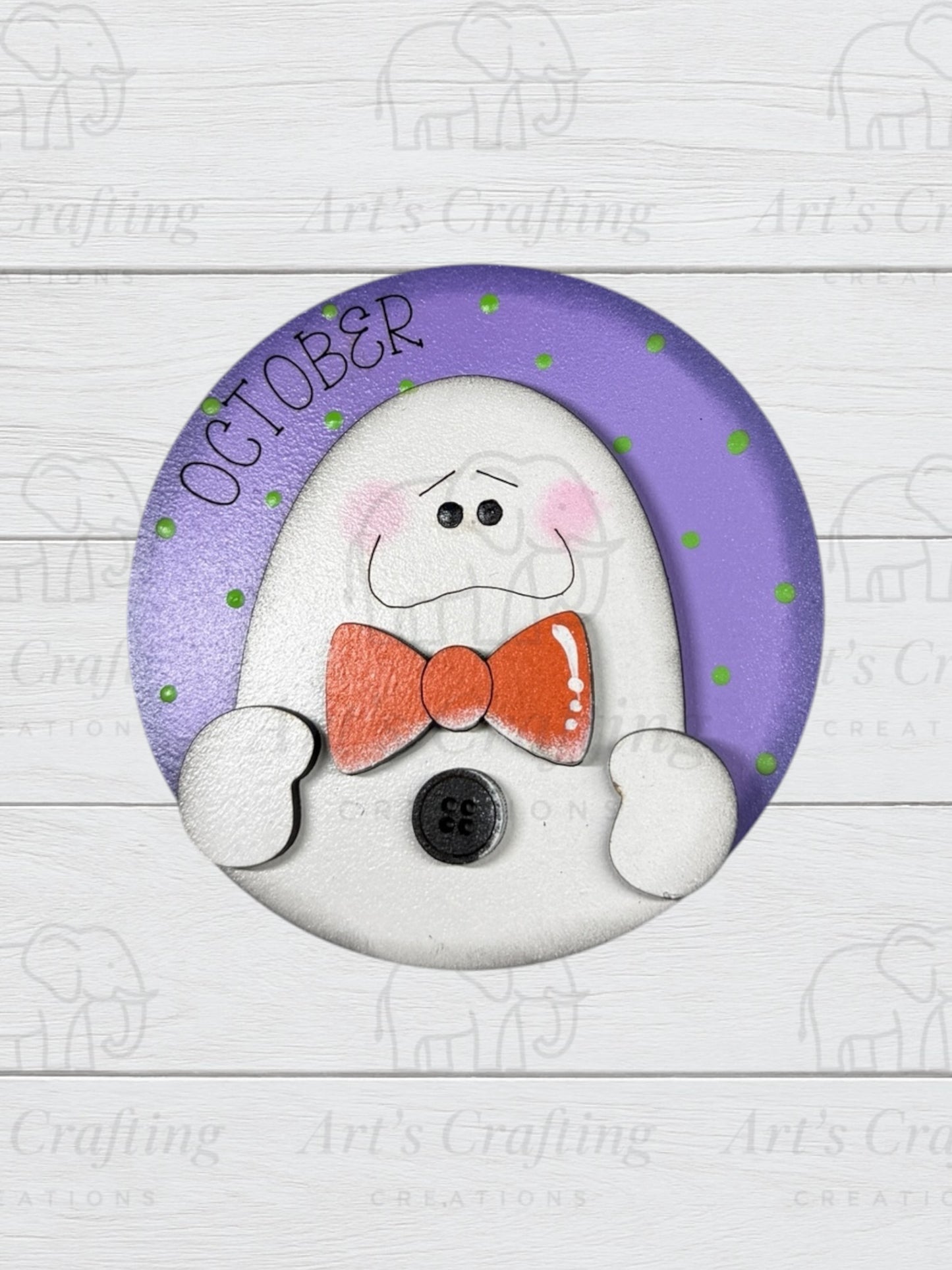 3" Round Insert - Ghost - October