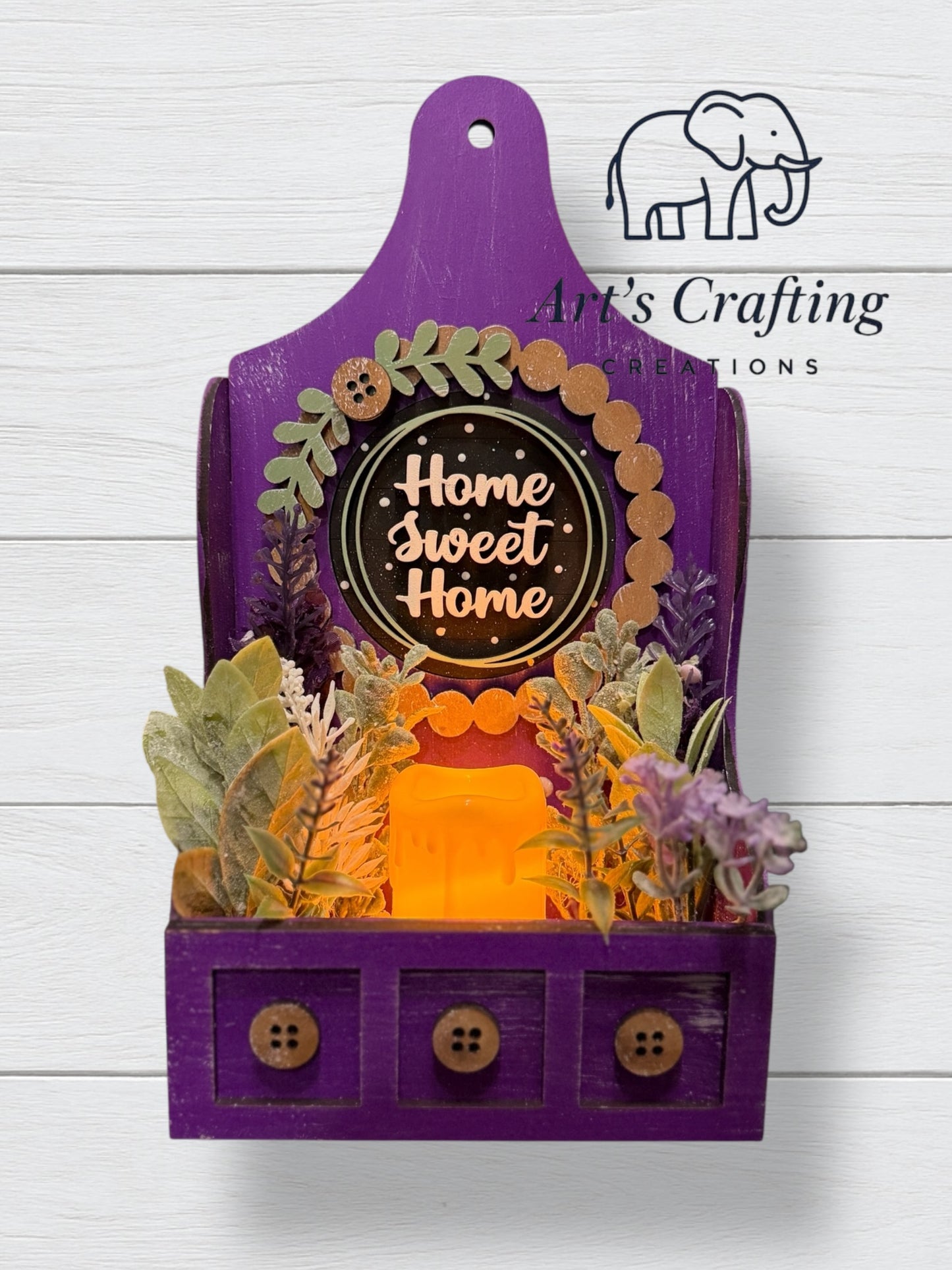 3” Round Interchangeable Base - Shaker Votive Box