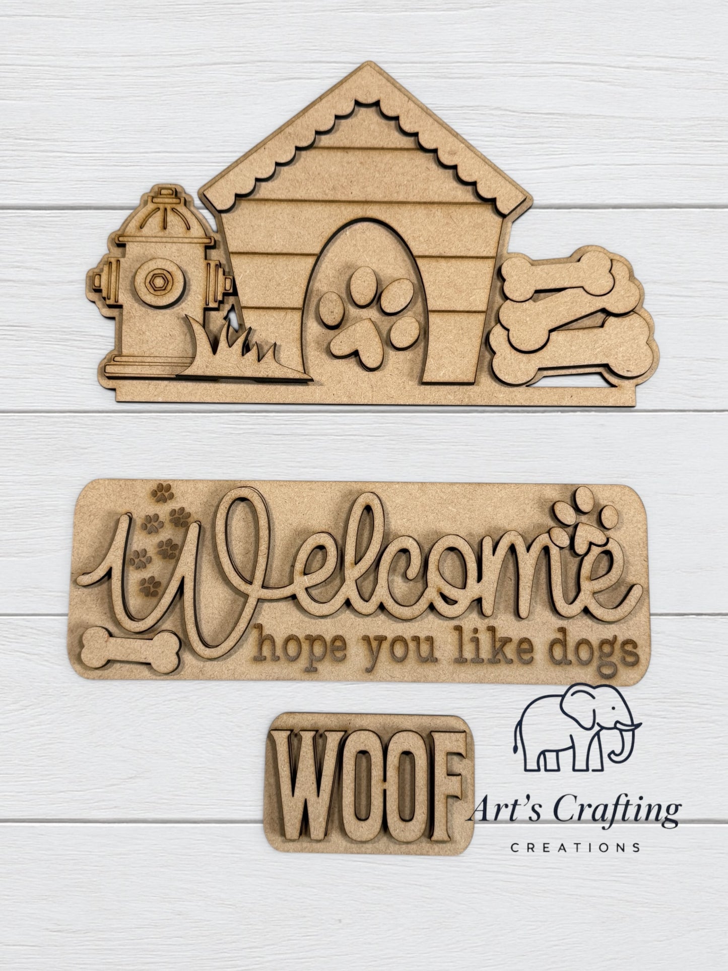 12" Interchangeable Insert - WOOF