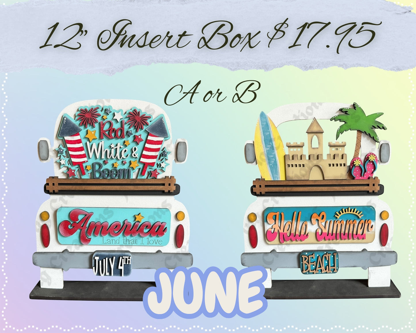 12" Interchangeable Insert Box
