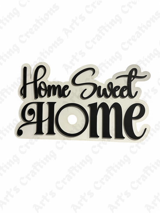 3" Round Interchangeable Home Sweet Home Base