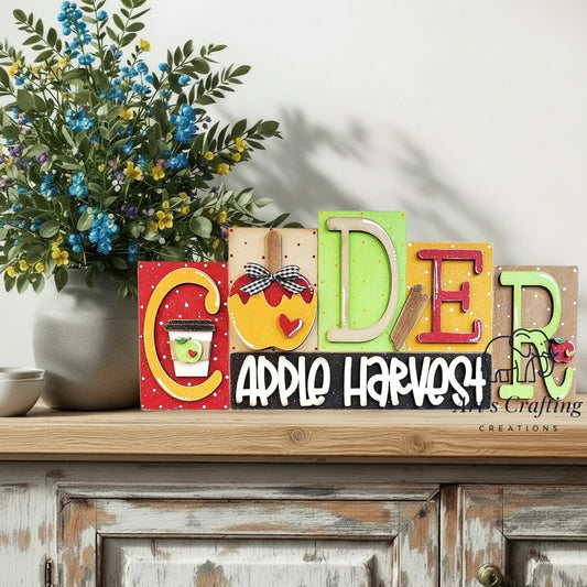 Cider Apple Harvest - Word Block