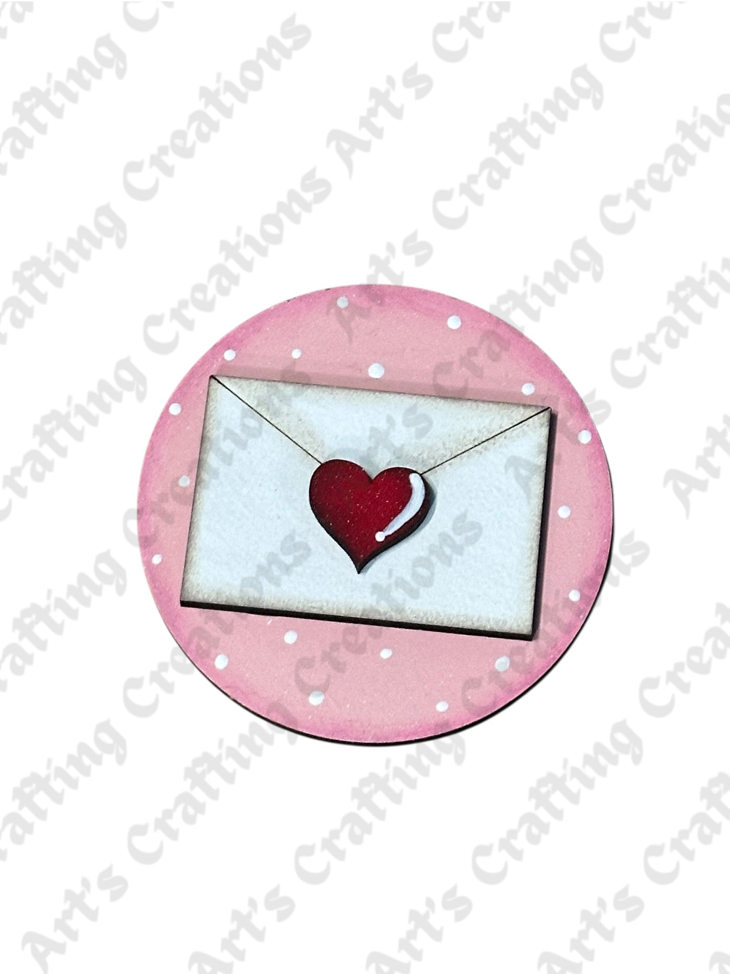 3" Round Insert Valentine Envelope