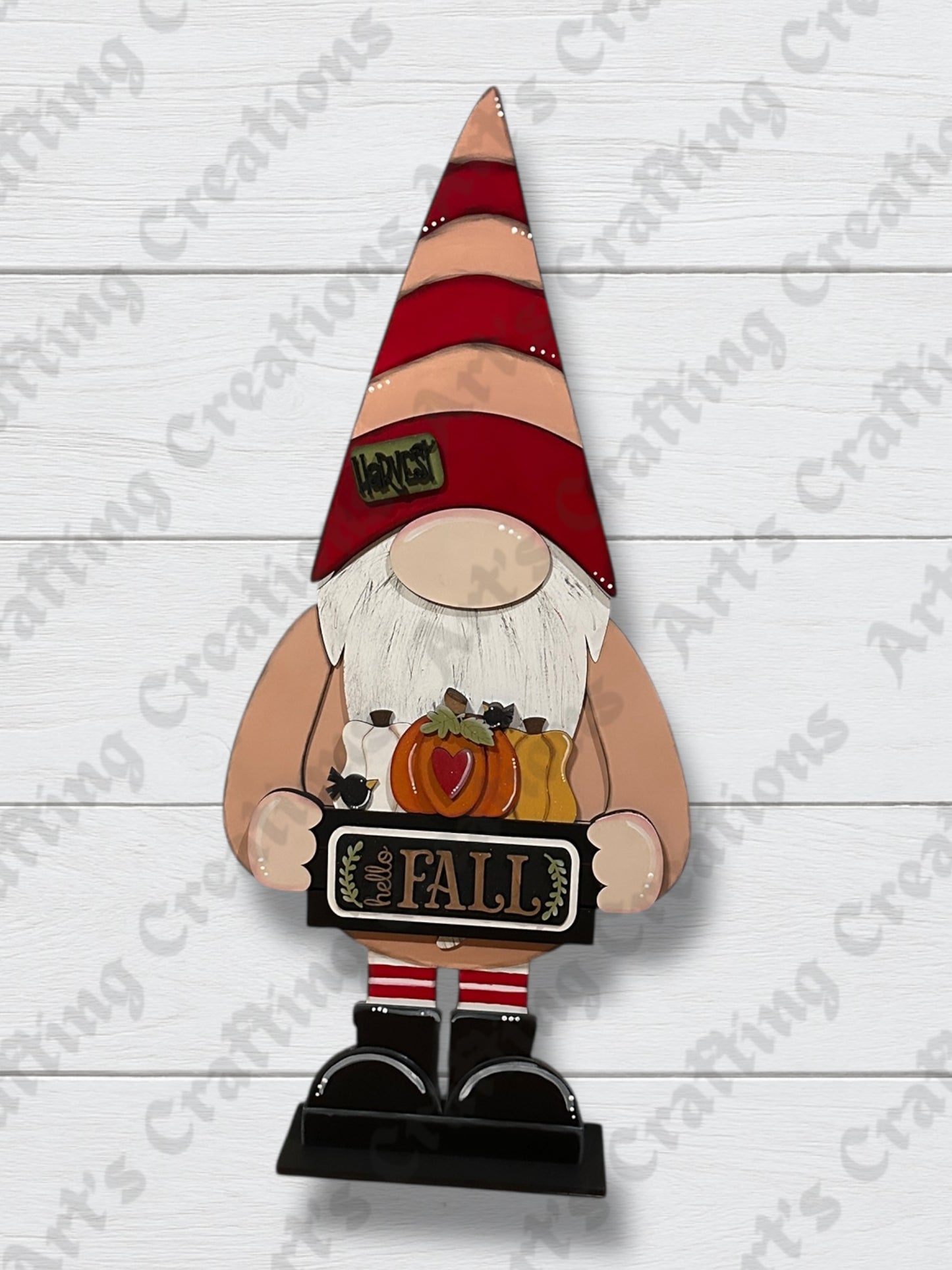 12" Interchangeable Base - 33" Standing Gnome