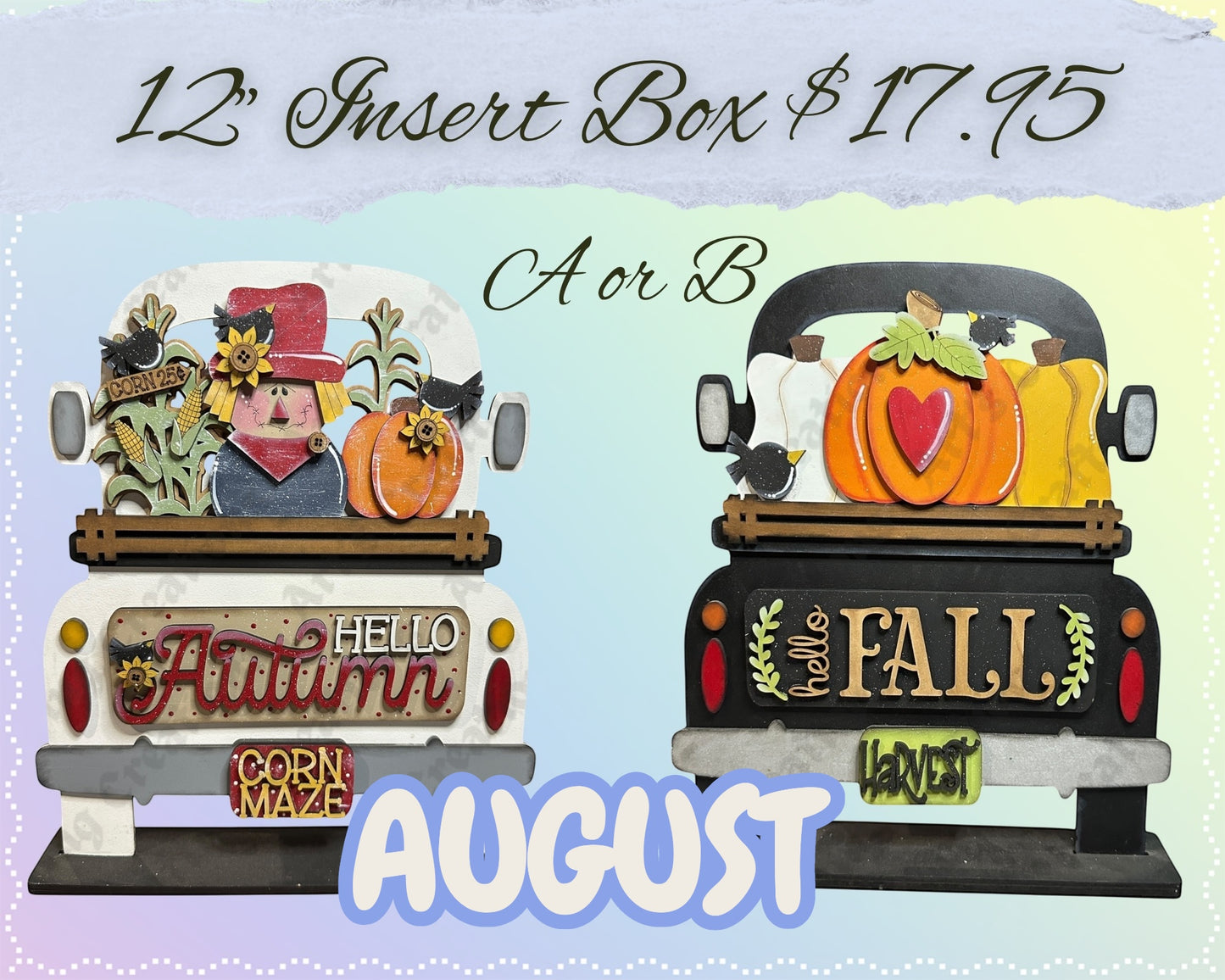 12" Interchangeable Insert Box