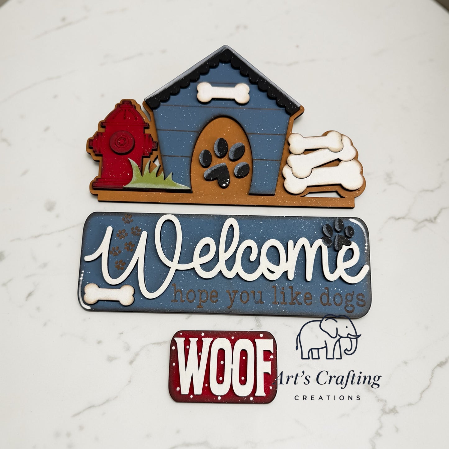 12" Interchangeable Insert - WOOF