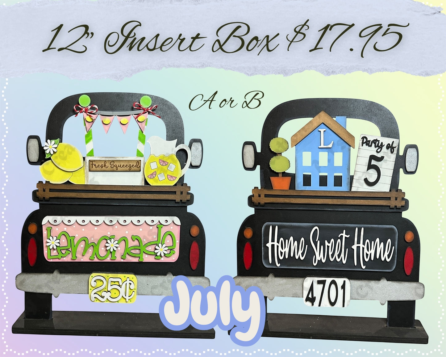 12" Interchangeable Insert Box