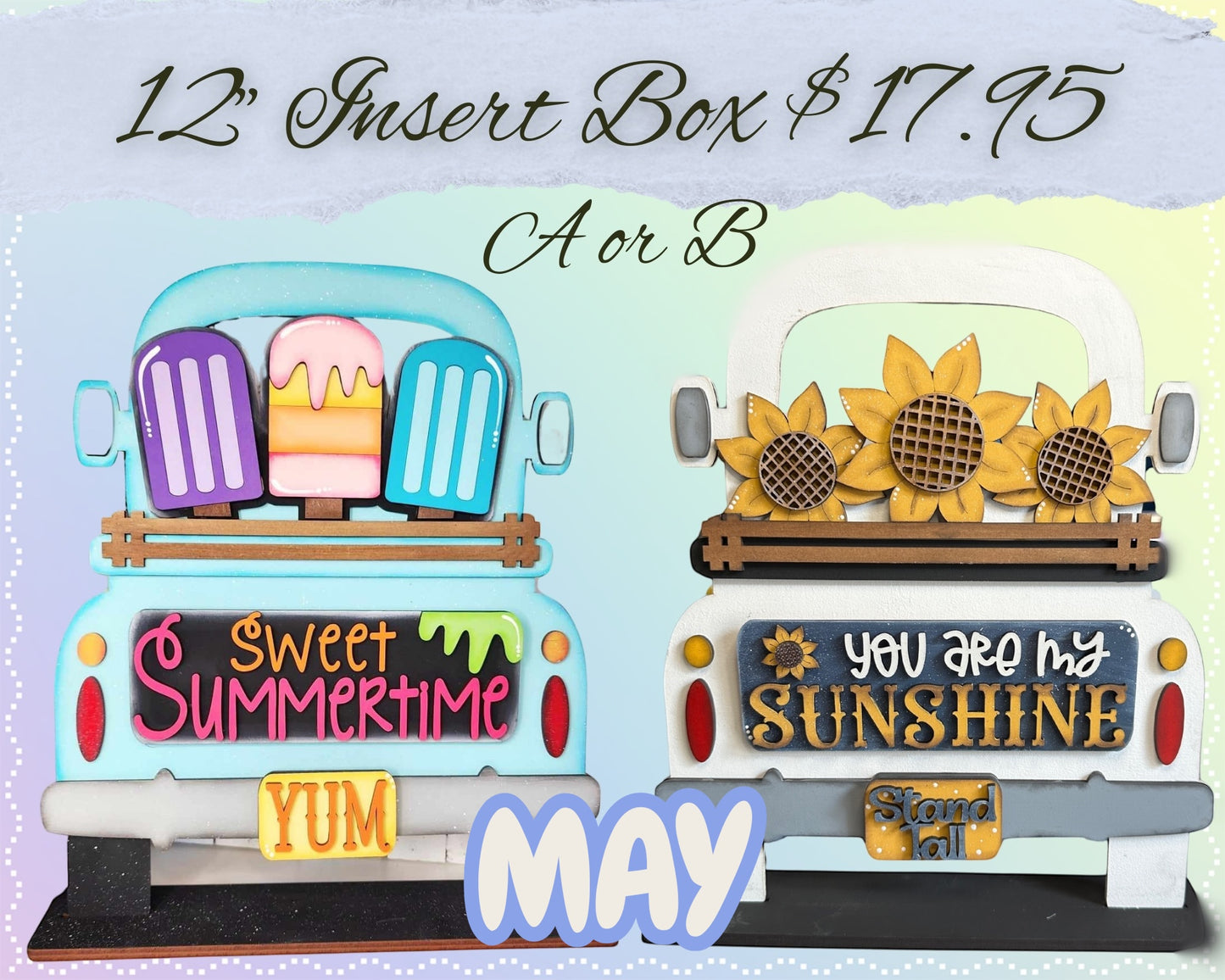 12" Interchangeable Insert Box