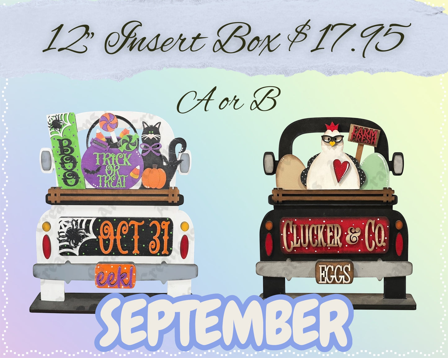 12" Interchangeable Insert Box