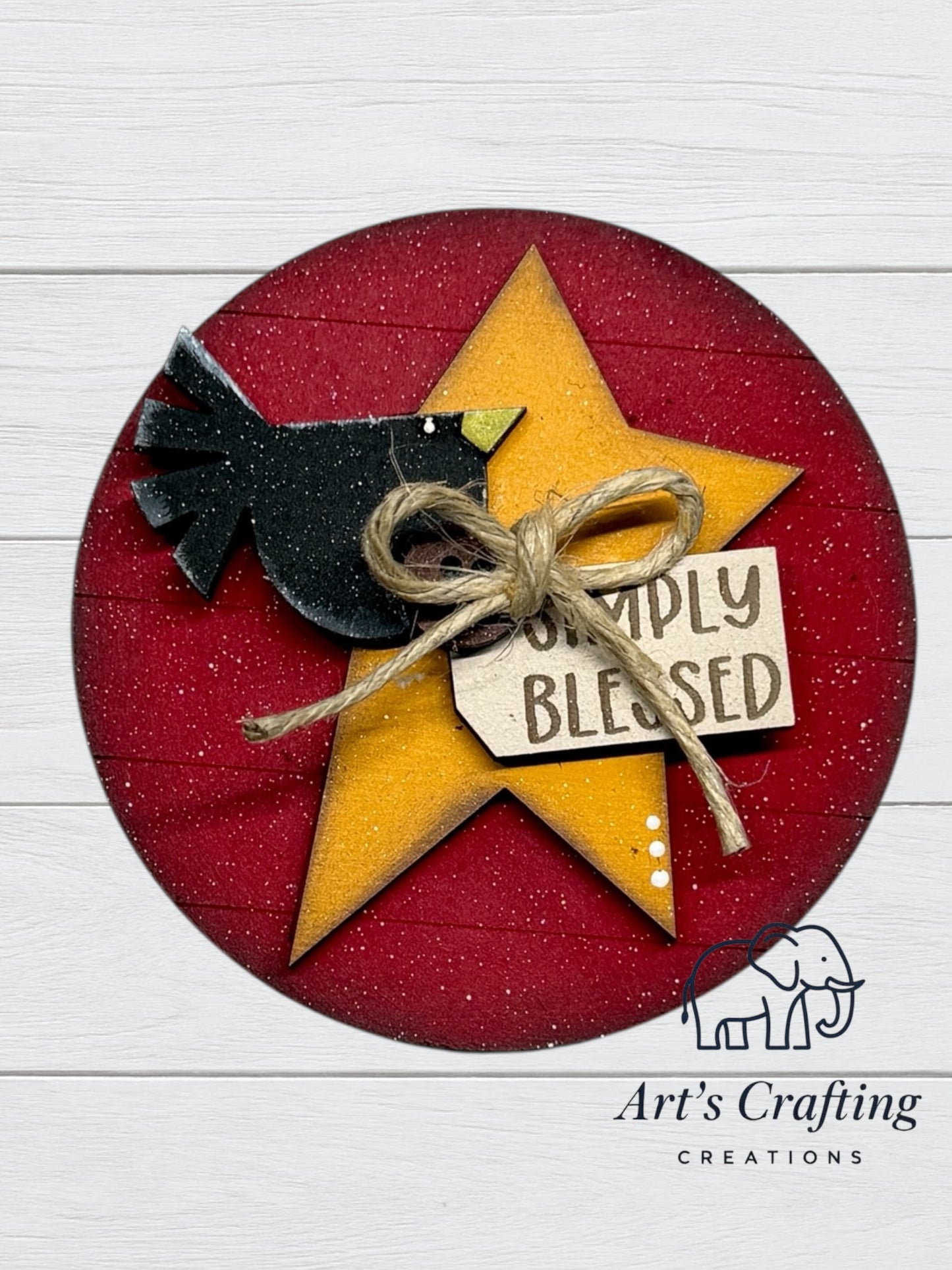 3" Round Insert - Simply Blessed - September