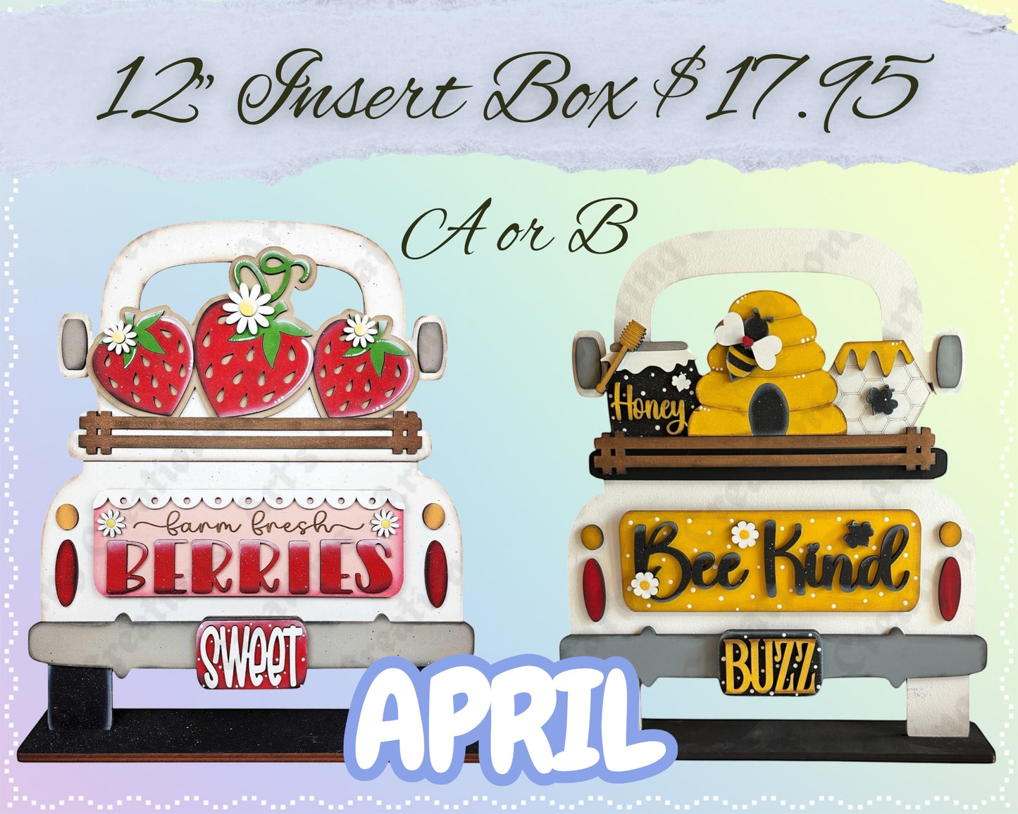 12" Interchangeable Insert Box