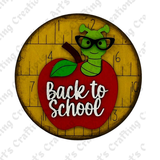 3" Round Insert - Back to School - August