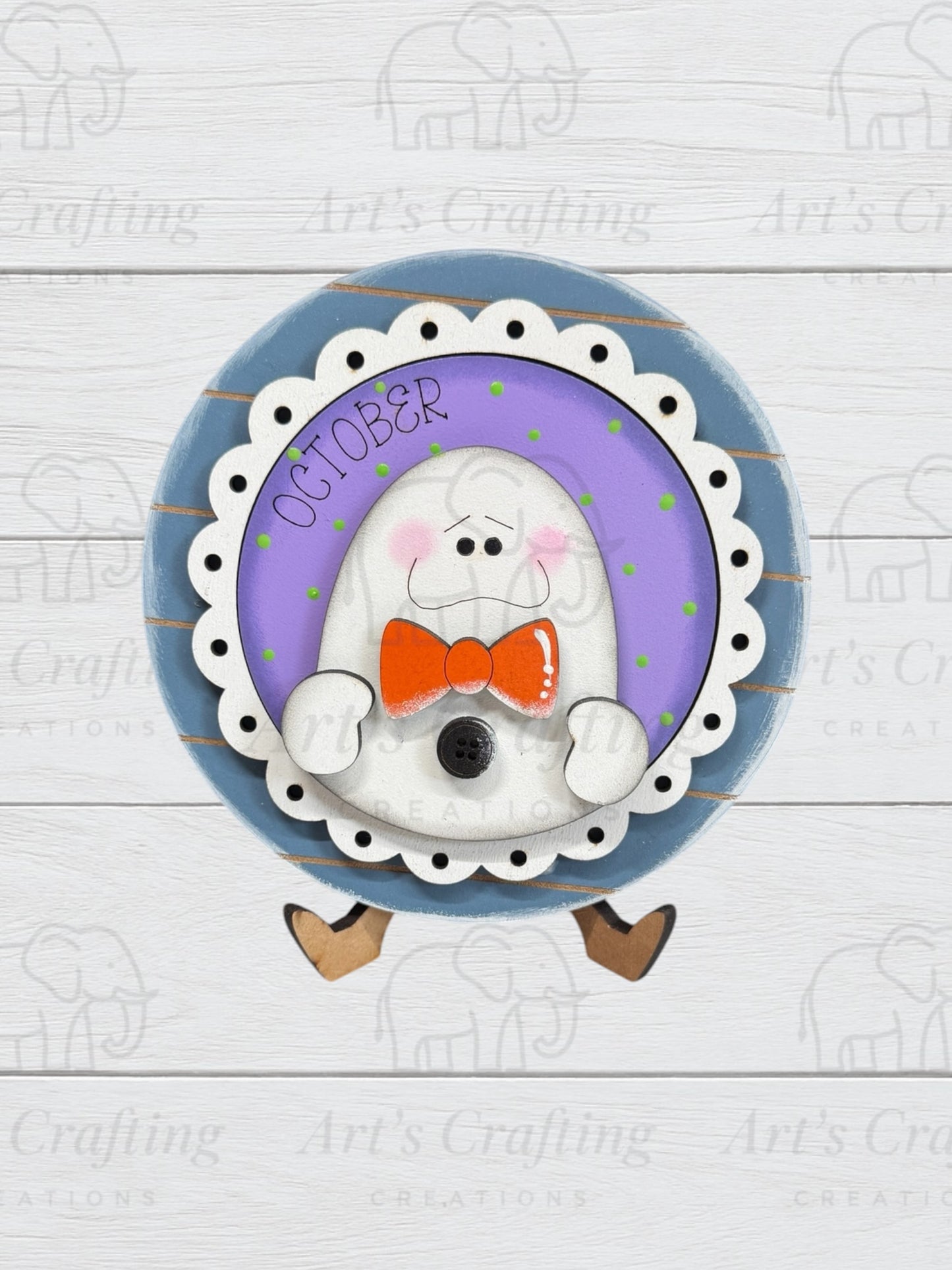 3" Round Insert - Ghost - October