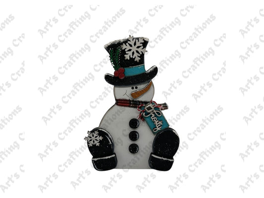 Chunky Frosty Snowman - Shelf Sitter