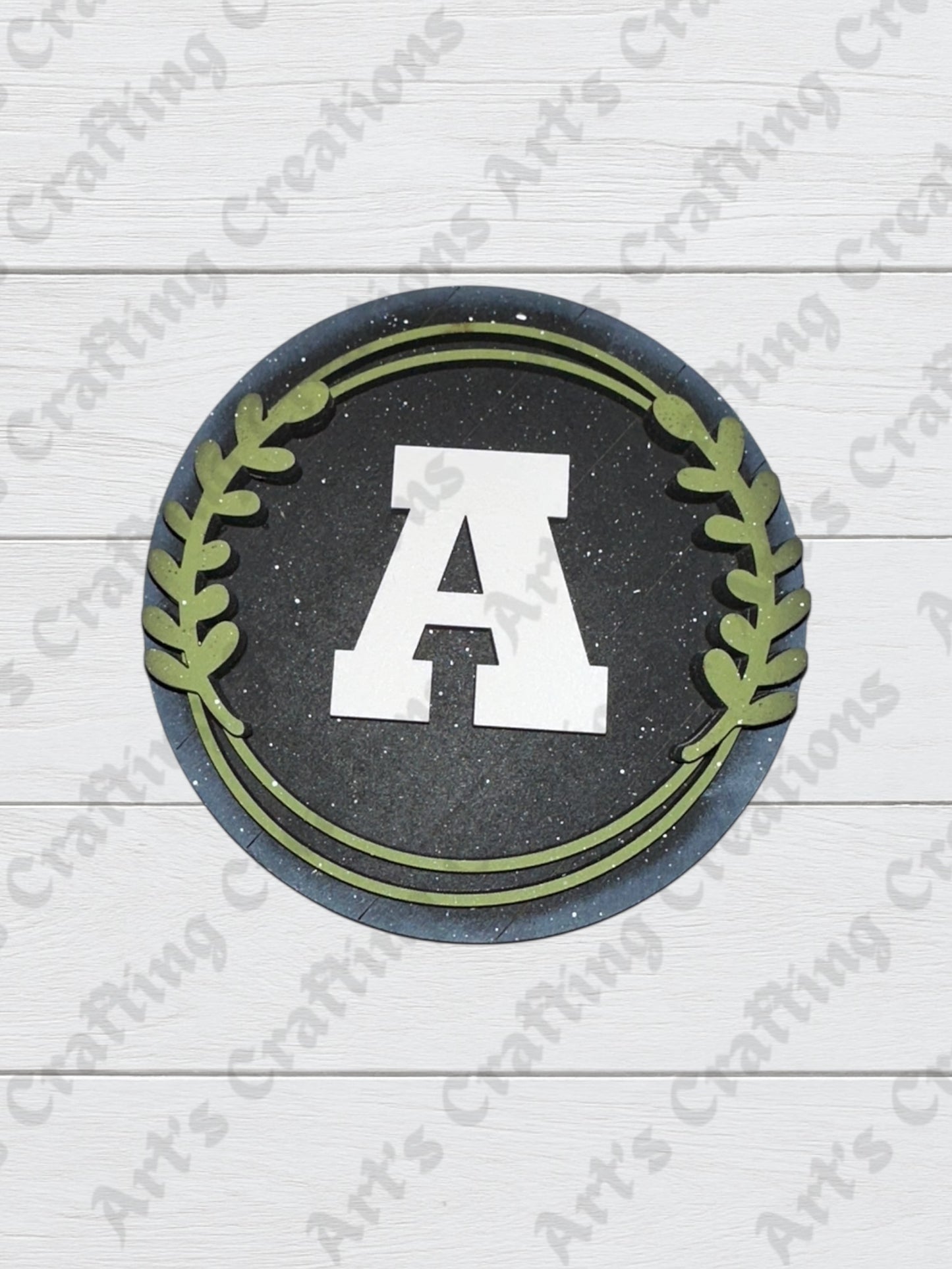 3” Round Insert - Monogram - Home