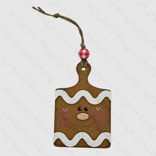 Gingerbread Man Gift Card Holder Ornament