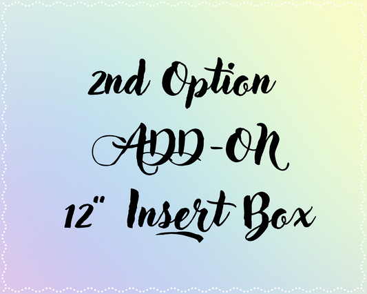 ADD-ON 12" Interchangeable Insert Box