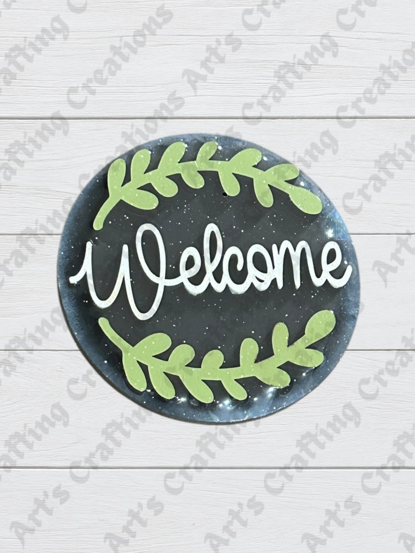 3” Round Insert - Welcome - Home