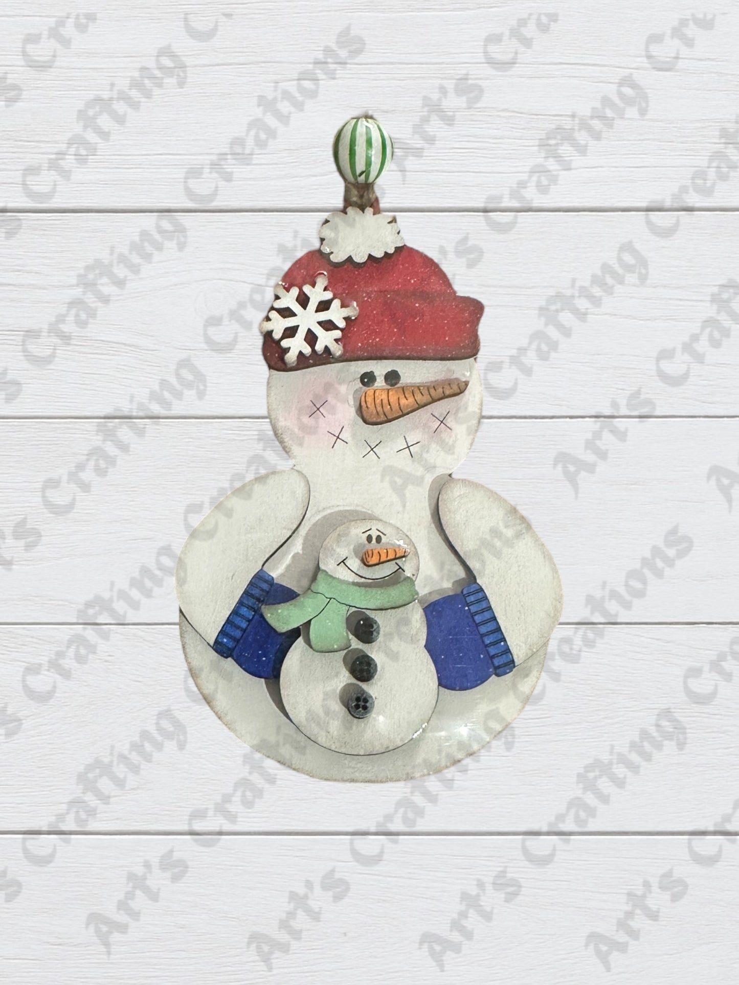 Snowman with Baby Ornament