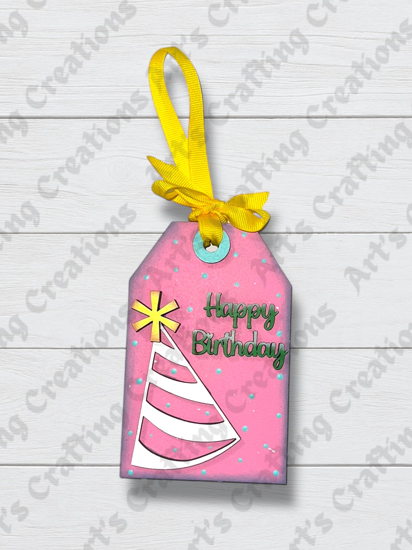 Happy Birthday Party Hat Gift Card Holder