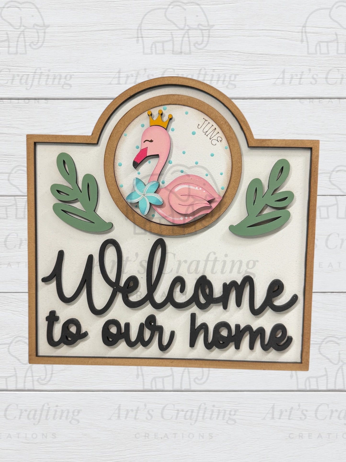 3" Round Insert - Flamingo - June