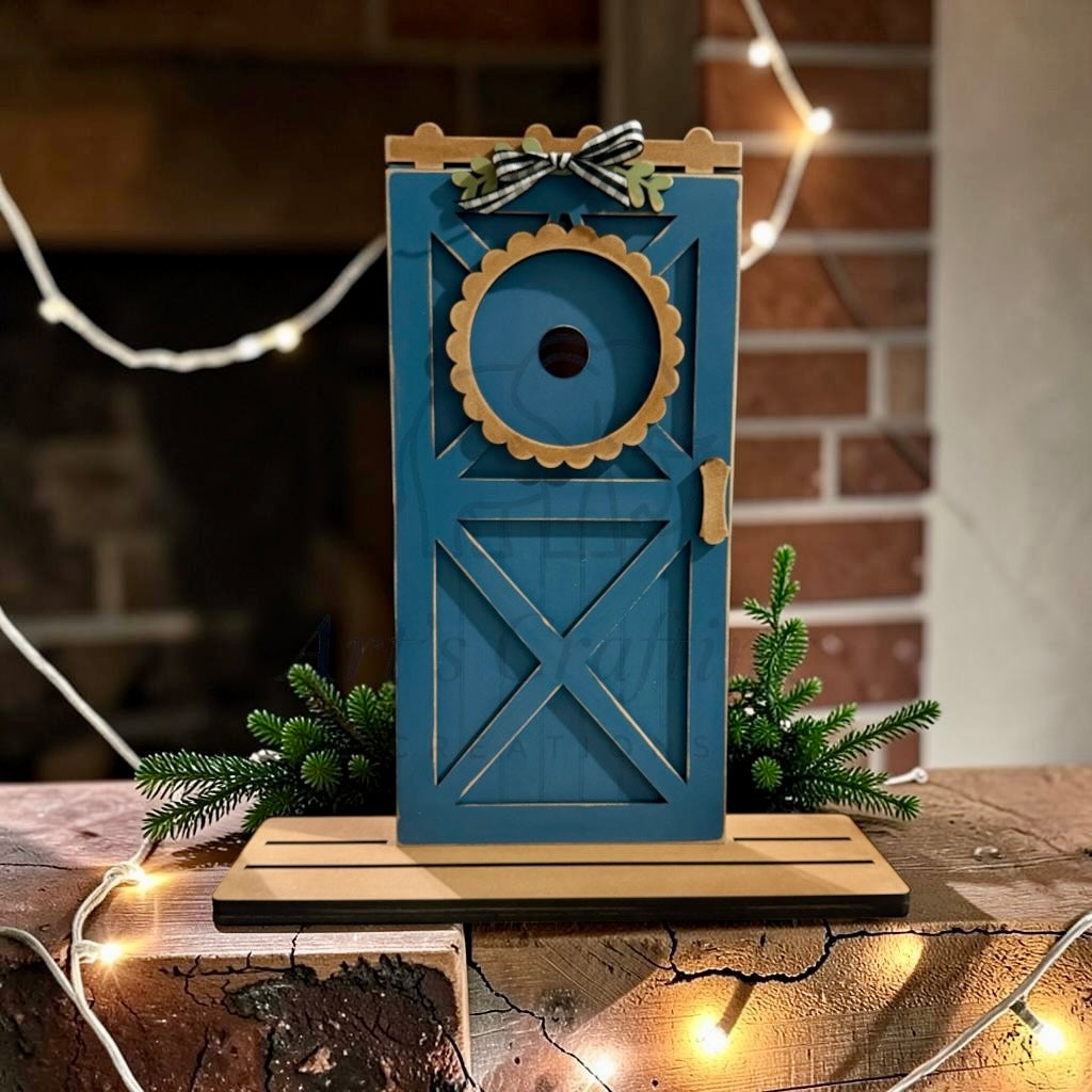 Barn Door with Interchangeable Porch Base - Double sided