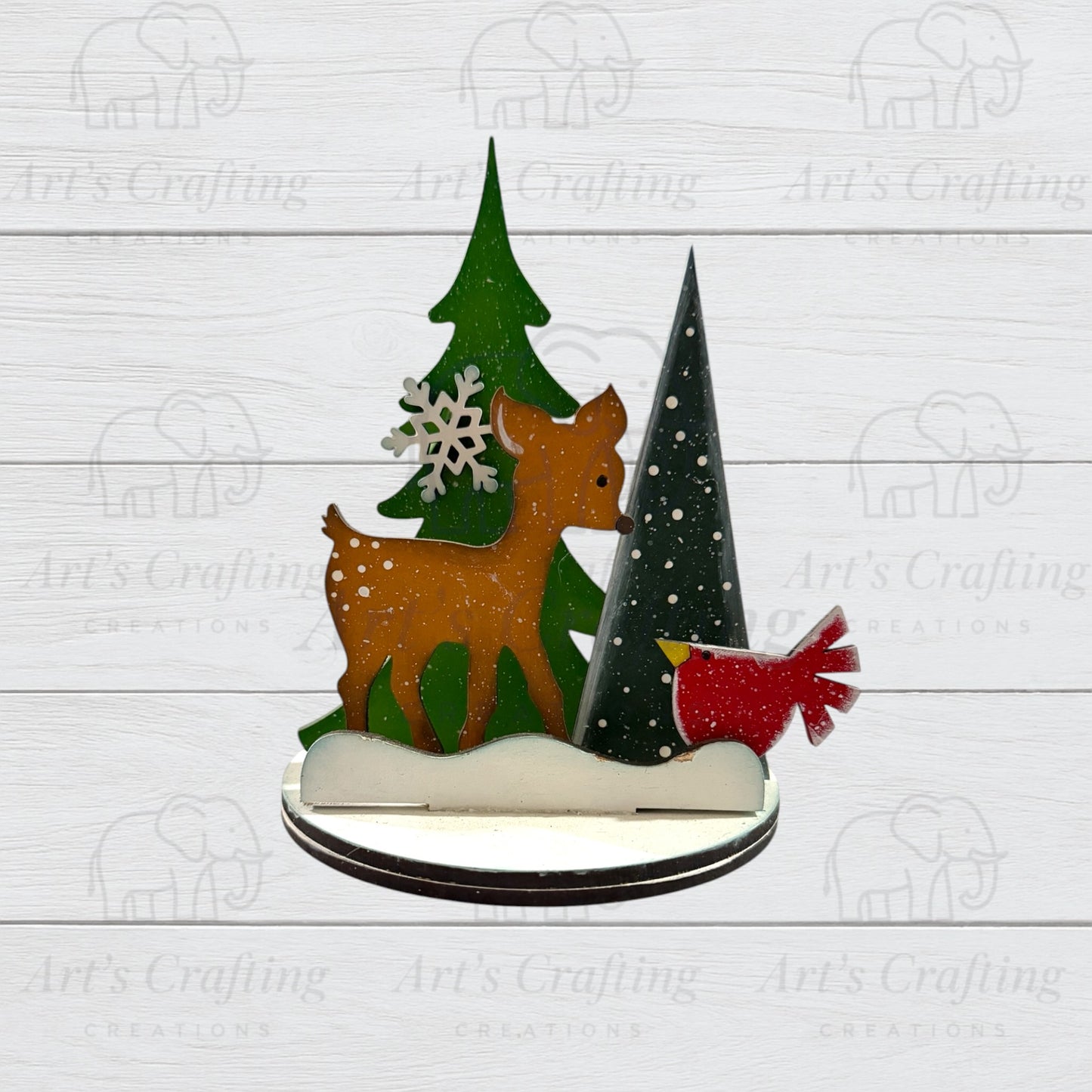 Pedestal Interchangeable Insert - Deer