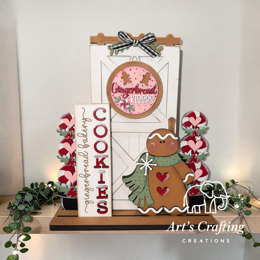 Gingerbread kisses - Interchangeable Porch Add-on